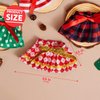 JOYIN 6PCS Christmas Clothing for Doll Plush Dance Skirt Set, 6 Designs Festive Looks, Cute Dresses for Xmas Kids Toddler Doll Couture Costume Accessories, Xmas Decorations Holiday Specials
