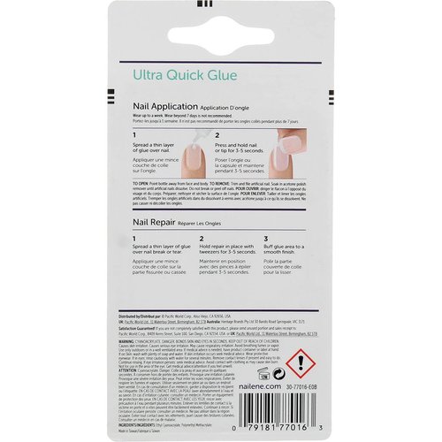 Nailene Ultra Quick Nail Glue (Pack of 2)…