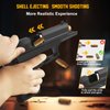 Tcxomino Soft Bullet Black Toy Gun - Foam Blaster with Shell Ejecting, Toy Pistol Gift Box for Christmas Halloween Birthday Present for Boys Girls Adults Age 8+