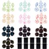 Surhugvy DND Dice, 10 X 7 (70 Pieces) Polyhedral Dice Set for Dungeons and Dragons DND RPG MTG Table Games D4 D6 D8 D10 D% D12 D20 with 10 Pack Black Bags