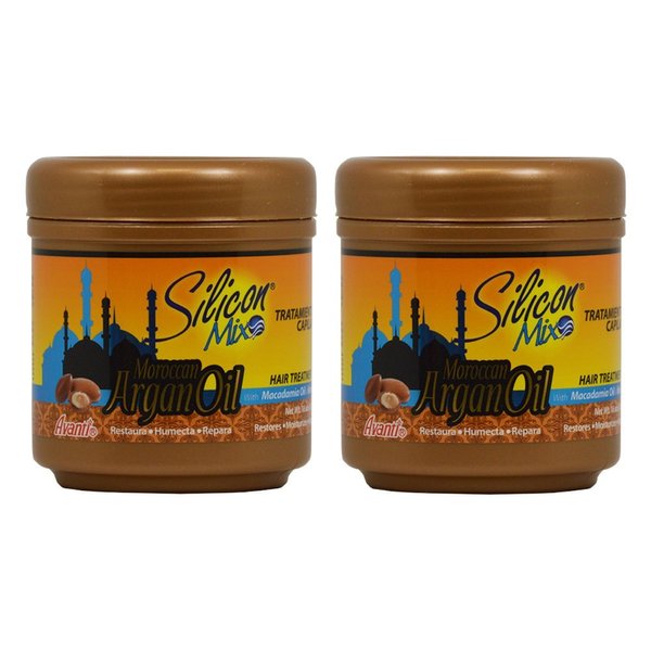 Silicon Mix Moroccan Argan Oil Hair Treatment 16oz "Pack of 2"