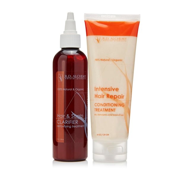 RD Alchemy - Hair & Scalp Clarifier & Intensive Hair Repair Deep Conditioner Set