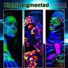 Glow in the Dark Face Body Paint,Blacklight Neon Halloween Face Paint,Neon Fluorescent Body Paint for Halloween Festivals Stage Christmas Party and Events,Set of 6 Tubes
