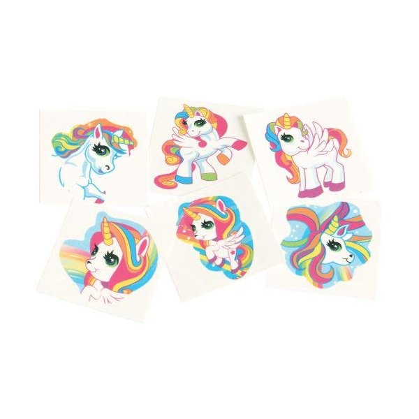 212 Main Unicorn Temporary Tattoos - Pack of 144