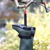 SAMSFX Fishing Wader Boot Hanger Hanging Strap Belt with Swivel Hook (Plastic Hook, Red)