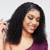 Jessicahair 13x6 Lace Front Wigs For Black Women Curly Human Hair Wigs Brazilian Remy Hair Wet Wavy Lace Wigs Pre Plucked With Baby Hair (12 inch with 150% density)