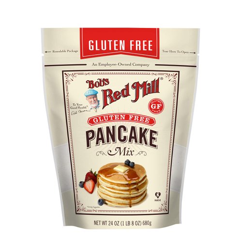 Bob’s Red Mill Gluten Free Pancake & Waffle Mix, 1.5 Pound (Pack of 1) – Whole Grain, Makes 34 Pancakes per Bag
