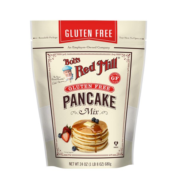 Bob’s Red Mill Gluten Free Pancake & Waffle Mix, 1.5 Pound (Pack of 1) – Whole Grain, Makes 34 Pancakes per Bag