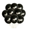 Moose Balloons 12ct, Latex Party Balloons Woodlands Theme Moose Birthday Party Standard Size 12"
