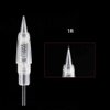 10PCS Permanent Makeup Clear Needle Cartridges for Eyebrow Eyeliner Tattoo Machine (1R)