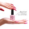 AIMEILI Soak Off U V LED Gel Nail Polish - Base Coat, Matte Top and No Wipe Top Coat Kit Set 10ML