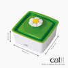 Catit 2.0 Mini Flower Drinking Fountain – Cat Water Fountain with Triple Filter and Ergonomic Drinking Options,Green