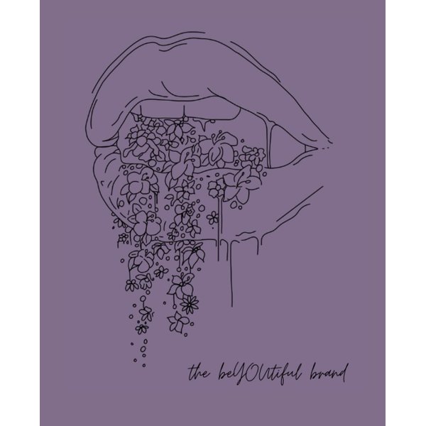 the beYOUtiful brand: flower lip drip journal