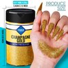 Gold Glitter, YGDZ Gold Fine Glitter for Crafts, 140G /4.93OZ Body Glitter, Christmas Glitter, Festival Glitter, Nail Glitter, Craft Glitter for Resin Arts Tumbler, Christmas Decor