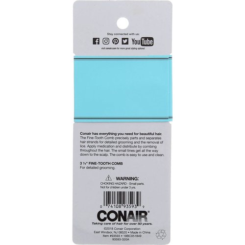 Conair Fine Tooth Comb