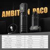 Ambition Paco V2 Wireless Tattoo Pen Machine with Adjustable Stroke- Rotary Cartridge Tattoo Gun with 1700mAh Power Coreless Motor Digital LCD Display for Professional Tattoo Artist