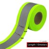 JINBING Silver Sew On Reflective Tape for Chothing Safety Fabric Webbing Trim Strip Green 5cm x 3 cm x 10m