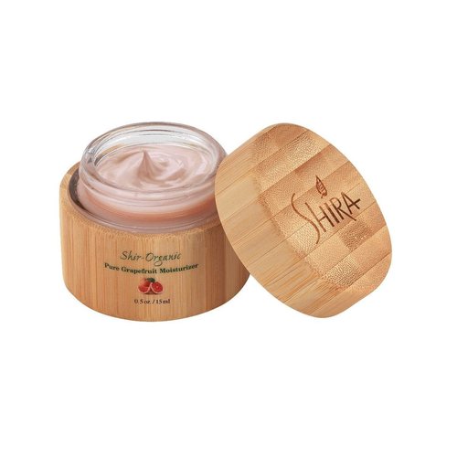 Shir-Organic Pure Pink Grapefruit Moisturizer Intense Hydration Soft - Brightening Moisturizer Rich in Vitamin C For Face Normal to Oily Skin Type (15ml)