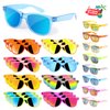 Kids Sunglasses Bulk Party Favors - 24 Packs Boys Girls Sunglasses for Kids Age 3-8 with UV 400 Protection, Neon Sunglasses for Kids Party Beach Pool Birthday Party Supplies, Great Gift for Kids