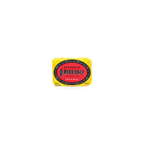 Phebo Linha Tradicional Sabonete em Barra de Glicerina Odor de Rosas 90 Gr Classic Collection - Glycerin Bar Soap Scent of Roses 3.2 Net Oz (Single Piece)