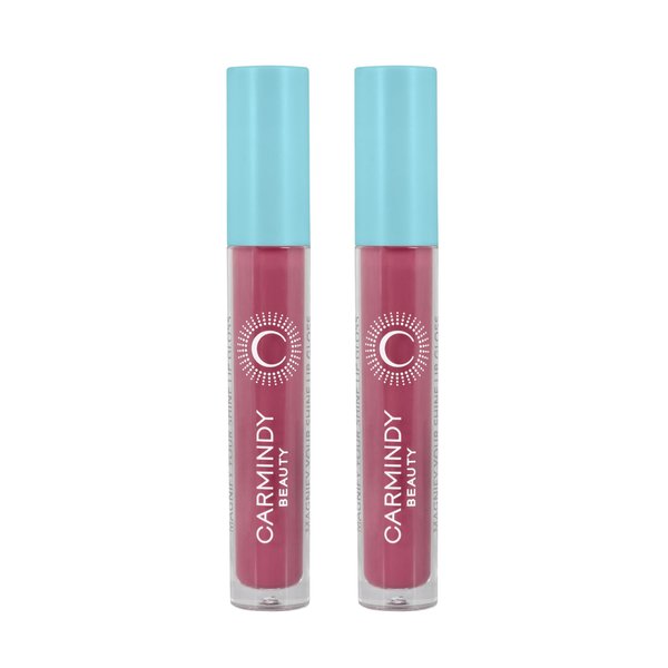 Carmindy Beauty - Magnify Your Shine Lip Gloss Suncast Rose - 2 pack