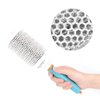 Round Hair Brush Moroccan Oil Hair Brush Aluminum Tube Roller Comb Round Hairdressing Comb Hair Styling Comb Hairstyle Tool 53#