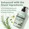 Rosemary Shampoo for Thinning Hair - Vegan Volumizing Shampoo for Fine Hair with Biotin and JOJOBA Oil, Hair Growth Shampoo For Hair Loss- Free from Sulfate, Silicone, and Paraben 11.8 oz
