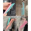 Hair Comb for Women, Wide Tooth Comb, Fine Tooth, Rat Tail Comb, for Wet Curly Thick Thin Hair Detangling (5PCS)