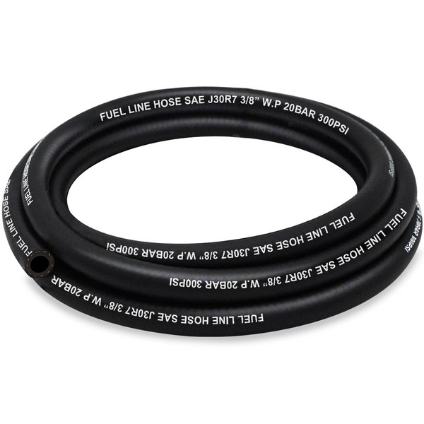HOUSUN Fuel Line 3/8 Inch ID, Fuel Hose 10FT 300PSI High-Pressure, J30R7 Fuel Line Hose NBR for Automotive Fuel Systems Engines.