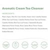emerginC Aromatic Cream Tea Cleanser - Soothing Gentle Face Wash with Green Tea, Chamomile + Rose for Minor Redness, Removing Dirt, Makeup + Excess Oil (8.1 oz, 240 ml)