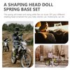 Healifty Car Toys Cars Toys DIY Doll Accessories 10Pcs Shaking Toy Spring Base DIY Handmade Car Dashboard Swing Head Toy Spring Replacement Toy Base for Home Shop DIY Doll Material Car Toys Cars Toys
