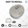 ShowerMaxx, Luxury Spa Series: Chrome Rain Shower Head, 6-Inch Round Rain Showerhead with 360 Tilt, Experience Rainfall with MAXX Comfort and Elegance (Chrome Polished)