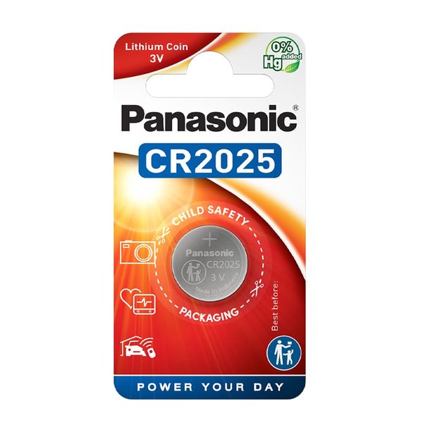 Panasonic Cr 2025 3 Volt Lithium Battery
