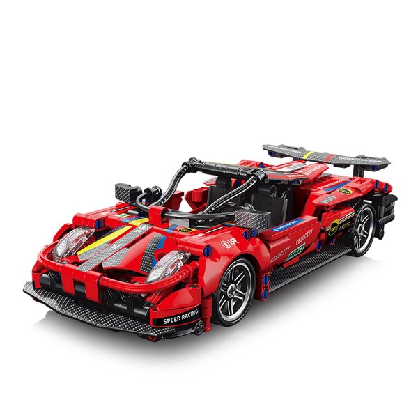 WinGift 540 Piece Sports Car Model Building Kit for Kids,Teens and Adults,MOC 1:18 Racing Pull Back Car Model Building Set,STEM Educational Building Toy Car,Christmas Birthday Gift for Boy Girl Age 6+