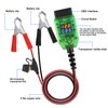 MEIRIYFA OBD2 Car Battery Change Saver Memory Vehicle ECU Emergency Power Supply Cable Replacement 12V Digital Display OBD II Battery Leakage Detective Kit with 5A Fuse