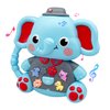 BFSHMYS Musical Toys for Toddlers 1-3, Lion Baby Piano Light Up Musical Toys 12-18 Months Baby Girl Toys, Toddler Early Education Birthday Baby Girl Gifts for 1 2 3 Years Old (Elephant)