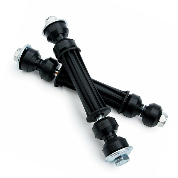K700432 Front Sway Bar End Link Compatible with 2007-2016 Chevrolet Escalade Avalanche Silverado Suburban Tahoe Sierra Yukon,Pair Driver and Passenger Side Suspension Kit Stabilizer Links Sway Bar