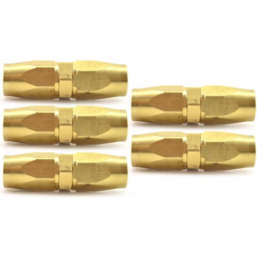 LEFITPA Replacement 5-Pack 1/4 Inch Reusable In-Line Hose Repair Splicer for 1/4 Inch Polyurethane Hose for Interstate Pneumatics HRPZ24-00