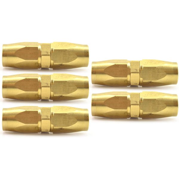 LEFITPA Replacement 5-Pack 1/4 Inch Reusable In-Line Hose Repair Splicer for 1/4 Inch Polyurethane Hose for Interstate Pneumatics HRPZ24-00