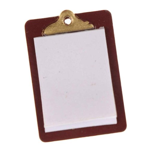 1/12 Miniature Clipboard Dollhouse Decoration Accessories Dollhouse Décor, Dollhouse Accessories