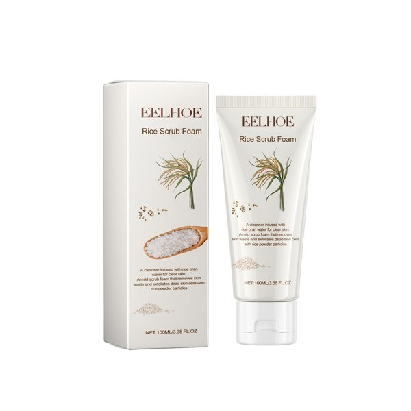 MrCuvaryas Rice Facial Cleanser, Rice Water Face Wash for sensitive, dry skin, Gentle Face Wash for Hydrating & Moisturizing