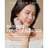 FIT YOUR SKIN Radiance Tone-Up Essence - Korean Tinted Moisturizer - Even Skin Tone, Natural Coverage, Lightweight - Pink Beige Makeup Base - Healthy Glow Skin, 1.01 fl.oz.