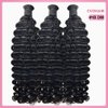 Deep Wave Bulk Human Hair for Braiding 100g No Weft Human Hair Bundles for Brainding Wet and Wavy Human Hair Extensions Micro Braiding Human Hair for Boho Braids Natural Color 14 Inch