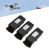 Yoidesu 3PCS 3.7V 1800MAH Li Drone Battery for S6 G6 Q6 RC Quadcopter Parts and Accessories