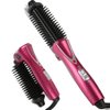 Electric Hair Curler, Hot Curler Brush Professional Anti-Scald Instant Heat Up Curling Wands Instant Heat Styling Brush Suitable for All Hair Types (US Plug（110-240V）)