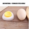 Egg Piercer for Raw Eggs - 2 Pack, with Magnetic Base and Safety Lock, Hard Boiled Egg Peeler, Egg Pricker to Get a Good Hard Boiled Egg, Easy Egg Peeler Kitchen Gadget
