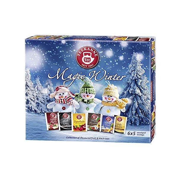 Teekanne Magic Winter VARIETY box of tea 30 tea bags Made in Europe