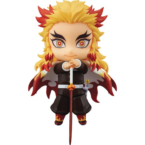 Good Smile Demon Slayer: Kimetsu no Yaiba: Kyojuro Rengoku Nendoroid Action Figure