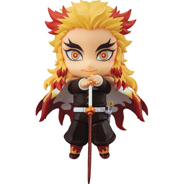 Good Smile Demon Slayer: Kimetsu no Yaiba: Kyojuro Rengoku Nendoroid Action Figure