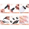 COSITTE Electric Nail Drill, USB Electric Nail Drill Machine for Acrylic Nails, Portable Electrical Nail File Polishing Tool Manicure Pedicure Efile Nail Supplies for Home and Salon Use Black